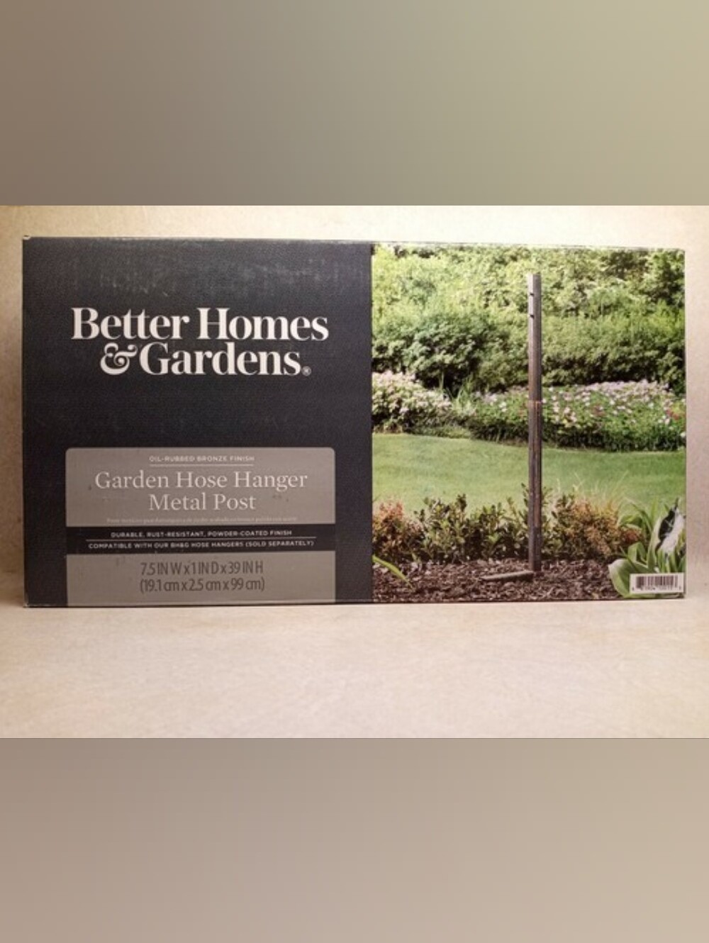 Better Homes And Gardens Bronze Garden Hose Hanger Metal Post